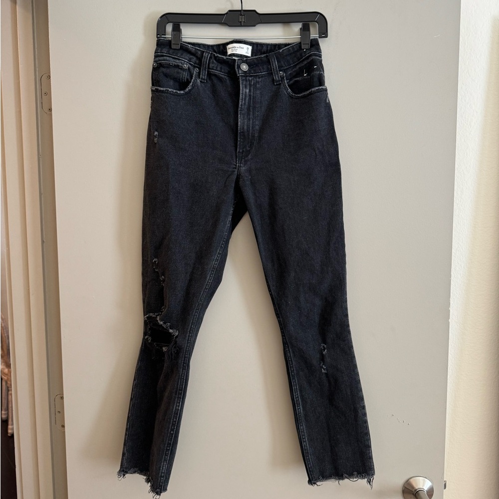 A&F curve love high rise denim